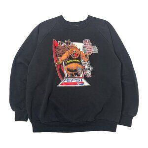 90s Pepsi Party Animal Graphic Crewneck L